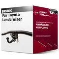 Für Toyota Landcruiser Typ J15 (Brink) Anhängerkupplung horizontal abnehmbar neu