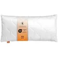 sleepling Kopfkissen Basic 100, in 40x80 cm, 80x80 cm und vielen weiteren Größen, Füllung: Kunstfaserfüllung, Bezug: 100% Mikrofaser, Seitenschläfer, Rückenschläfer, Bauchschläfer, auch als Set erhältlich, orthopädisch, waschbar bis 60°C, Füllmenge anpassbar weiß 50 cm x 80 cm