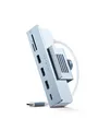Satechi USB-C Clamp Hub for the 24" iMac (2021) - Blue USB-Hubs - USB 3.0 - 4 - Grau