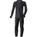 Ladeheid Funktionsunterhemd Kinder Funktionsunterwäsche Set Shirt Unterhose Thermoaktiv LAGI009 (Set, mit Funktionsunterhose) schwarz 122-128