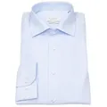 Eterna Businesshemd Slim Fit stark tailliert bügelfrei Kentkragen blau 40