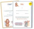 Frank Paperman Taufkarte Patenbrief Taufpaten, Urkunden Set, Paten Patenkind, Taufe verspielt, 100% Recyclingpapier, Erinnerung Taufe, Geschenk Geburt