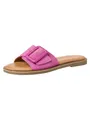 Tamaris Damen Mules Pantoletten Leder Blockabsatz Sommer; PINK/pink; 39 EU