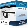 Für Nissan Qashqai 11.2006-04.2014 G.D.W. Anhängerkupplung starr neu