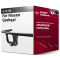 Anhängerkupplung starr für Nissan Qashqai 11.2006-04.2014 neu