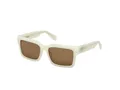 Max &Co MO0132 25J shiny ivory 53/18/135 Damen Sonnenbrillen