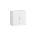 SoBuy Hängeschrank mit 2 Türen Weiß 60x30x60cm Modern