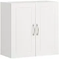 HÄNGESCHRANK mit Verstellbarem Regal, 60x60x30cm, Weiß
