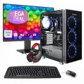 Hyrican Gaming-PC MSI PRO MP2412DE Set AMD Ryzen 5 5500, 32GB DDR4 RAM, 1TB SSD, NVIDIA GeForce RTX 4060, Windows 11