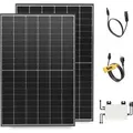 Solakon Balkonkraftwerk 900W Solaranlage Steckerfertig Komplettset Photovoltaik Anlage 800W Kabellänge 5m