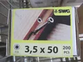 Marken Dielenschrauben 3,5x50mm  200 Stück T10 / Aktion Holzreg