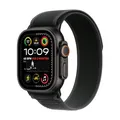 Apple Watch Ultra 2 LTE 49mm schwarzes Titan Gehäuse mit schwarzem Trail Armband - M/L MX4V3FD/A