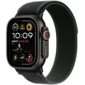 Apple Watch Ultra 2 LTE 49mm Titangehäuse schwarz mit Trail Loop (M/L) - Schwarz - Neu mit 19% MwSt