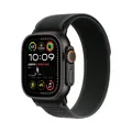 Apple Watch Ultra 2 (2024) Titan Schwarz Trail Loop Schwarz M/L NEU OVP