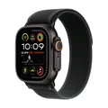 Apple Watch Ultra 2 LTE 49mm schwarzes Titan Gehäuse mit schwarzem Trail Armb...