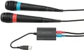 PS2 Original SingStar Mikrofon / Microphone Doppelpack mit USB Adapter Sony Blis