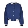 URBAN CLASSICS Collegejacke Urban Classics Damen Ladies Oversized College Sweat Jacket (1-St) blau S (36)