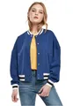 Urban Classics Damen Ladies Oversized College Sweat Jacket spaceblue, S