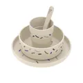 Dish Set PP/Cellulose Little Mateys royal blue
