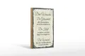 Holzschild Spruch 3 Wünsche Gelassenheit Kraft 12x18 cm Schild