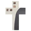 Fritz Cox® Steinkreuz, hochwertige Handarbeit, in Deutschland gefertigt, modernes Wandkreuz aus Stein (320025)