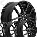 Alufelgen Satz für VW Eos in 17 Zoll TO black Räder 7x17 ET45 Felgen mit ABE