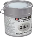2,5 Liter Metall- und Rostschutz Zinkfarbe Flüssig-Zink Dose inkl. Drahtbürste und 4er set Pinsel