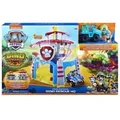 Paw Patrol - Dino Hauptquartier, Spielgebäude Inkl. Basis Fahrzeug, Rex Welpen-Figur