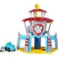 PAW Patrol Dino Rescue Hauptquartier-Spielset mit Geräuschen sowie exklusiver Rex-Figur und Fahrzeug, Spielzeug für Kinder ab 3 Jahren