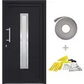vidaXL Haustür Anthrazit 108x208 cm 279240