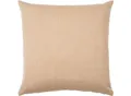 Dekokissen PAD "LEDA", beige (beige, unifarben), B:40cm L:40cm, Baumwolle, Dekokissen_Sitzkissen_Kissenhüllen, Made in Europe, Kissenhülle ohne Füllung, 1 Stück