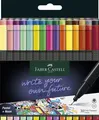 FABER-CASTELL Finepen Grip Fineliner 0.4 mm Mehrfarbig