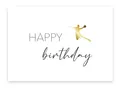 1 Premium Geburtstagskarte Handballer Karte happy birthday Karte Geburtstag