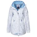 SUBLEVEL Softshelljacke Damen Jacke Übergangs Frühling Herbst Outdoor Regen Softshell, 6. white