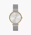 Skagen Uhr Anita Lille SKW2340 Damenuhr Edelstahl Gold Silber Milanaise Armband