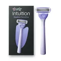 Wilkinson Sword Intuition Quattro Sensitive Skin Rasierer für Damen, Damenrasiergriff mit 1 Ersatzklinge