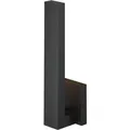 Lindby LED Wandleuchte Außen Isadore 9624777 Spritzwassergeschützt Modern in Schwarz aus Aluminium 1-flammig