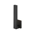 Lindby LED Wandleuchte außen Isadore (spritzwassergeschützt (Modern) in Schwarz aus Aluminium (1 flammig,) - Außenwandleuchten Wandlampe Led Außenlampe Outdoor für