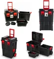 Kistenberg Werkzeugkoffer Werkzeugkasten Werkzeugtrolley Organizer + Rollen KHVW