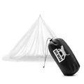 BigDean Moskitonetz 220 x 170 cm Reise Insektenschutz nur 134 g leicht & effektiv für Camping & Reisen – umweltfreundlicher Schutz – Mückennetz für Betten – Insektennetz XL