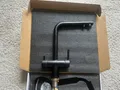 Premium Schwarz matt 3 Wege Filterarmatur ausziehbar/Osmose Wasserhahn Edelstahl