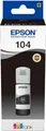 Epson EcoTank 104 - 65 ml - Schwarz - original - Tintenbehälter - für EcoTank ET-14100, 1810, 2721, 2810, 2811, 2812, 2814, 2815, 2820, 2821, 2825, 2826, 4800