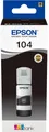 Epson Sonstiges Drucker-Zubehör 104 EcoTank ink bottle Schwarz