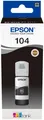 Epson C13T00P140 schwarz (104) Tintenflasche #1906858