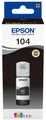 Original Epson 104 Schwarz Tintenflasche 65 ml C13T00P140 Ecotank Tinte