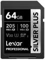 Lexar Professional SILVER PLUS SDXC - 205MB/s - 64GB