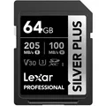Lexar SILVER PLUS 64GB SDXC UHS-I V30 LSDSIPL064G-BNNNG