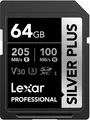 LEXAR SDXC-Card Silver Plus 64GB UHS-1 (205/150MB/s)