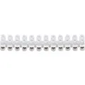 Kopp Lüsterklemme 343700087, 12 Leiter, bis 6mm² Querschnitt, transparent, 2 Stück