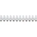 Kopp - Lüsterklemmleiste, 12-polig, 4-6mm², weiß, 2 Stück - 343700087